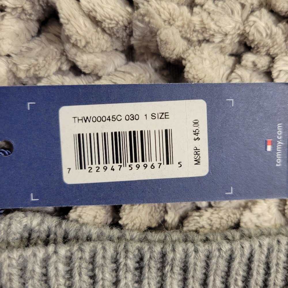 TOMMY HILFIGER WOMENS KNIT SCARF ROUND - Picture 10 of 11